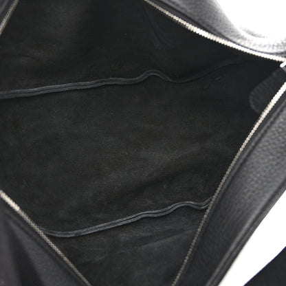 The Row Grained Calfskin Large Slouchy Banana Bag Black 5 of 14