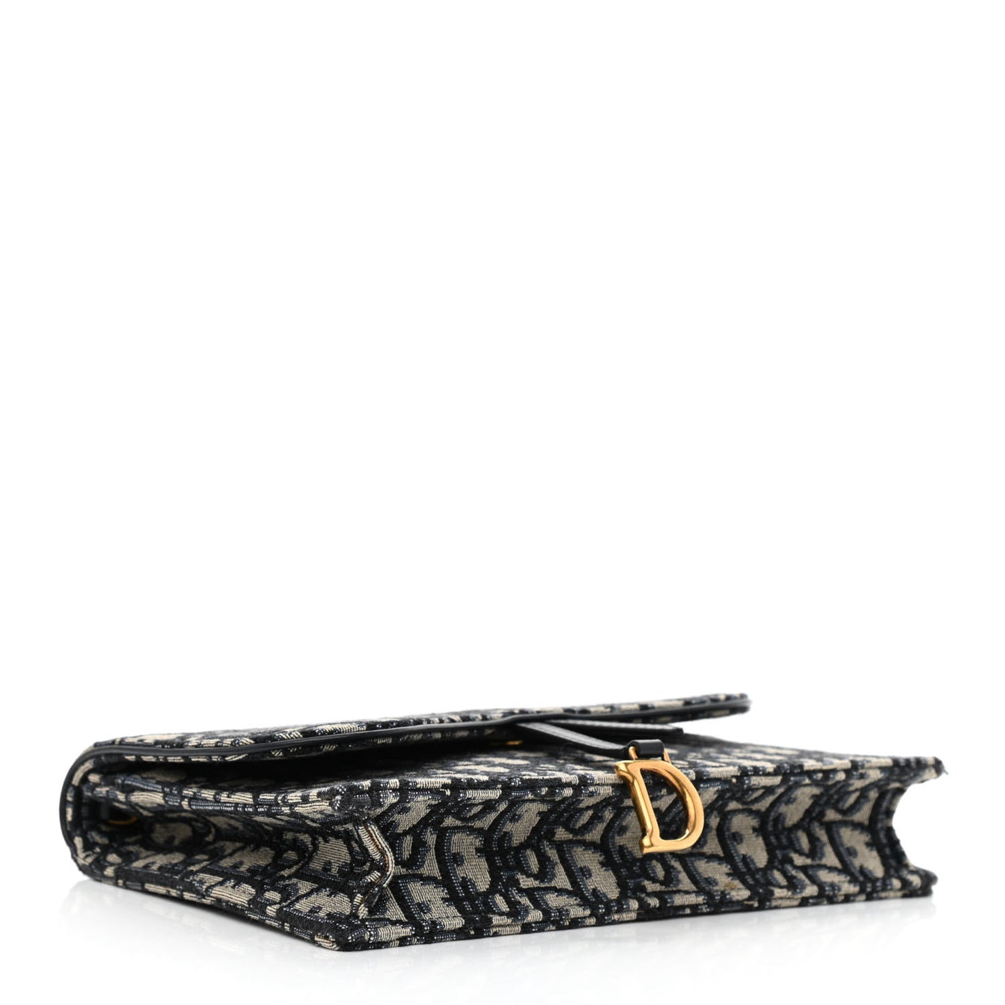 Oblique Saddle Chain Pouch Blue