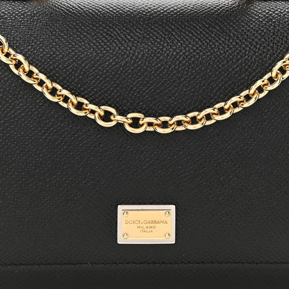 Dolce & Gabbana Dauphine Wallet On Chain Black 7 of 9