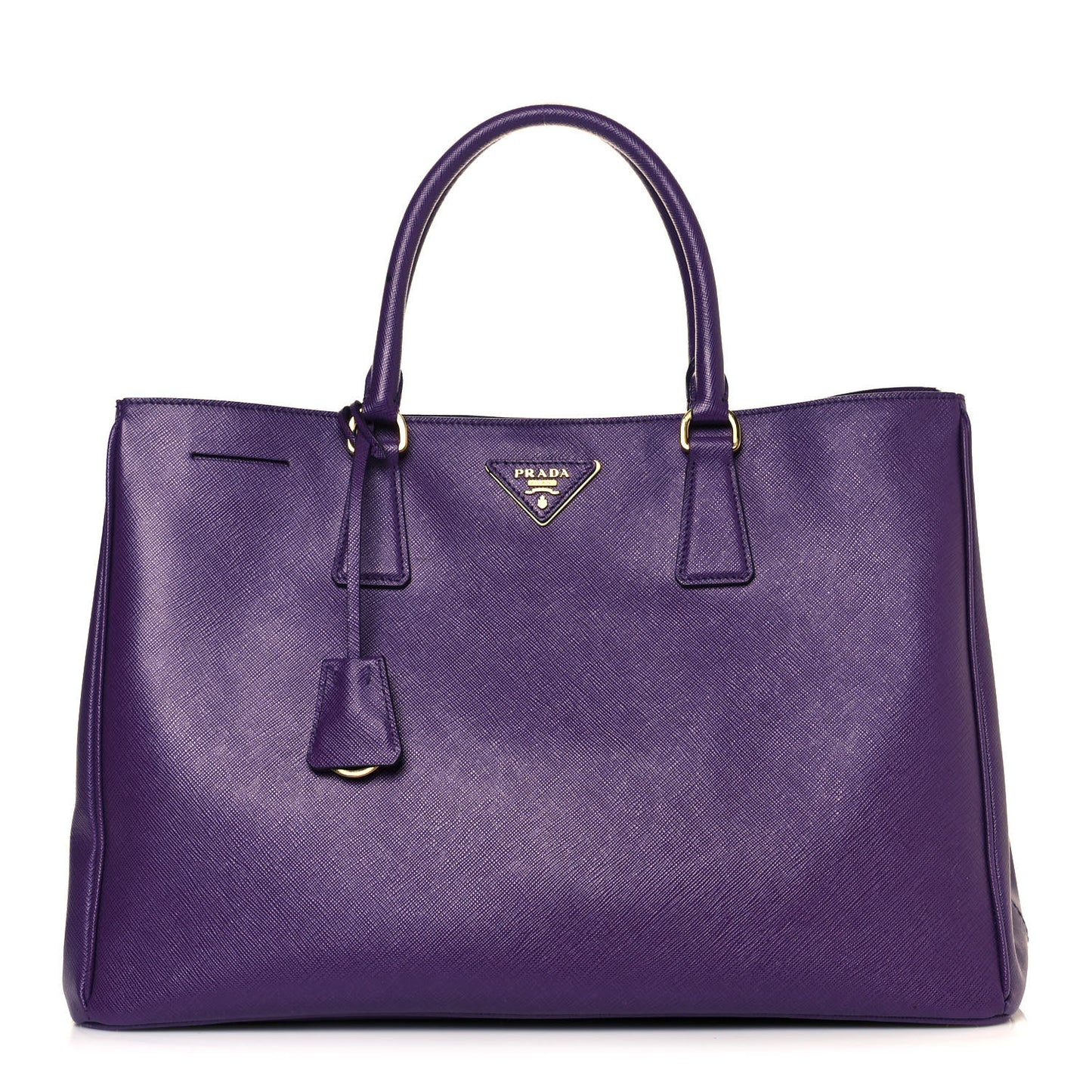 Saffiano Lux Large Tote Iris