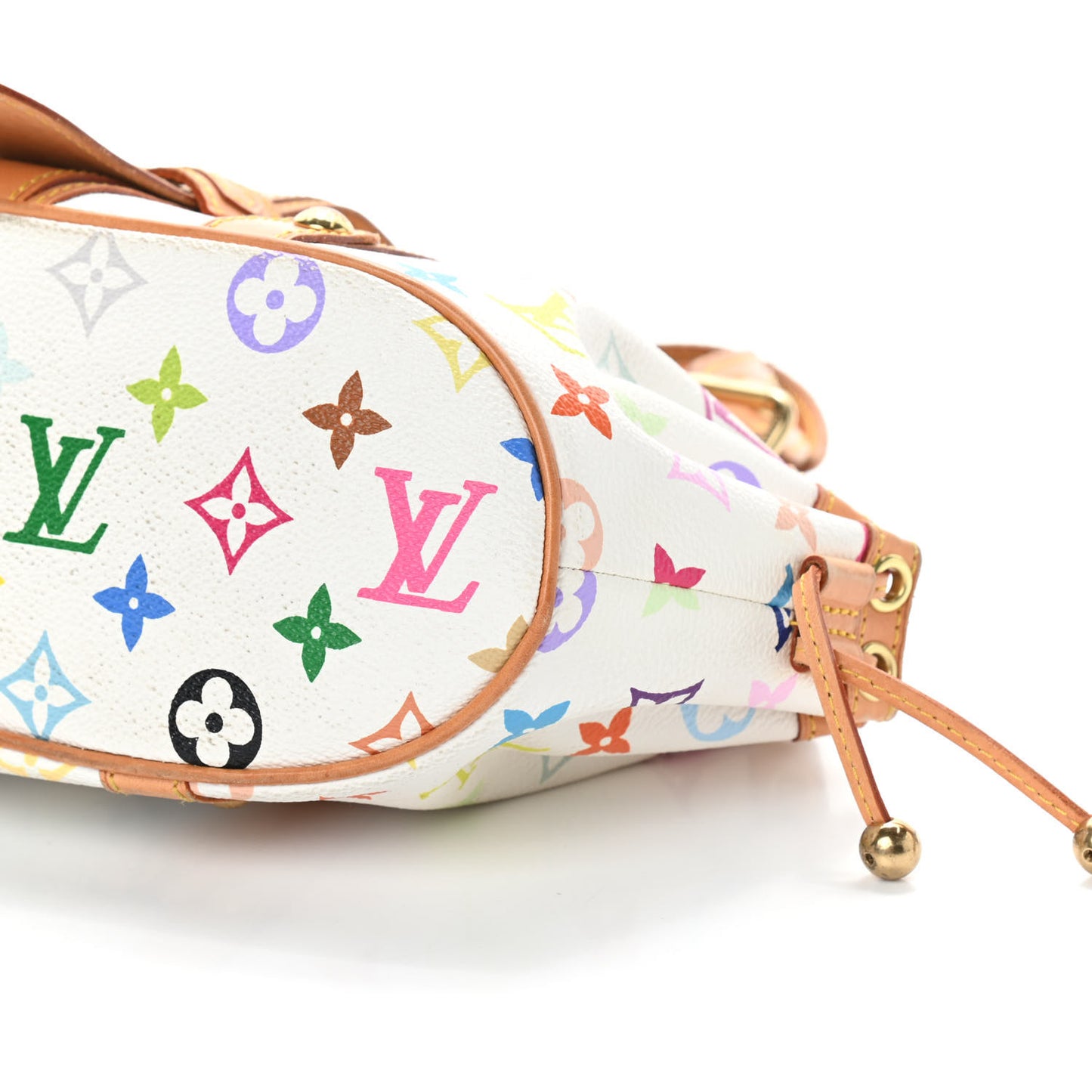 Monogram Multicolor Theda GM White