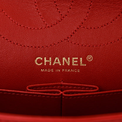 Chanel Lambskin Quilted 2.55 Reissue 226 Flap Red 6 of 11