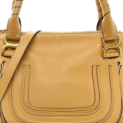 Chloe Calfskin Medium Marcie Satchel Sand Shell 8 of 11