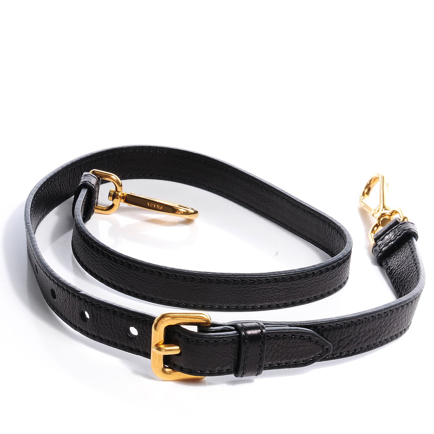 Vitello Daino Adjustable Strap Nero Black