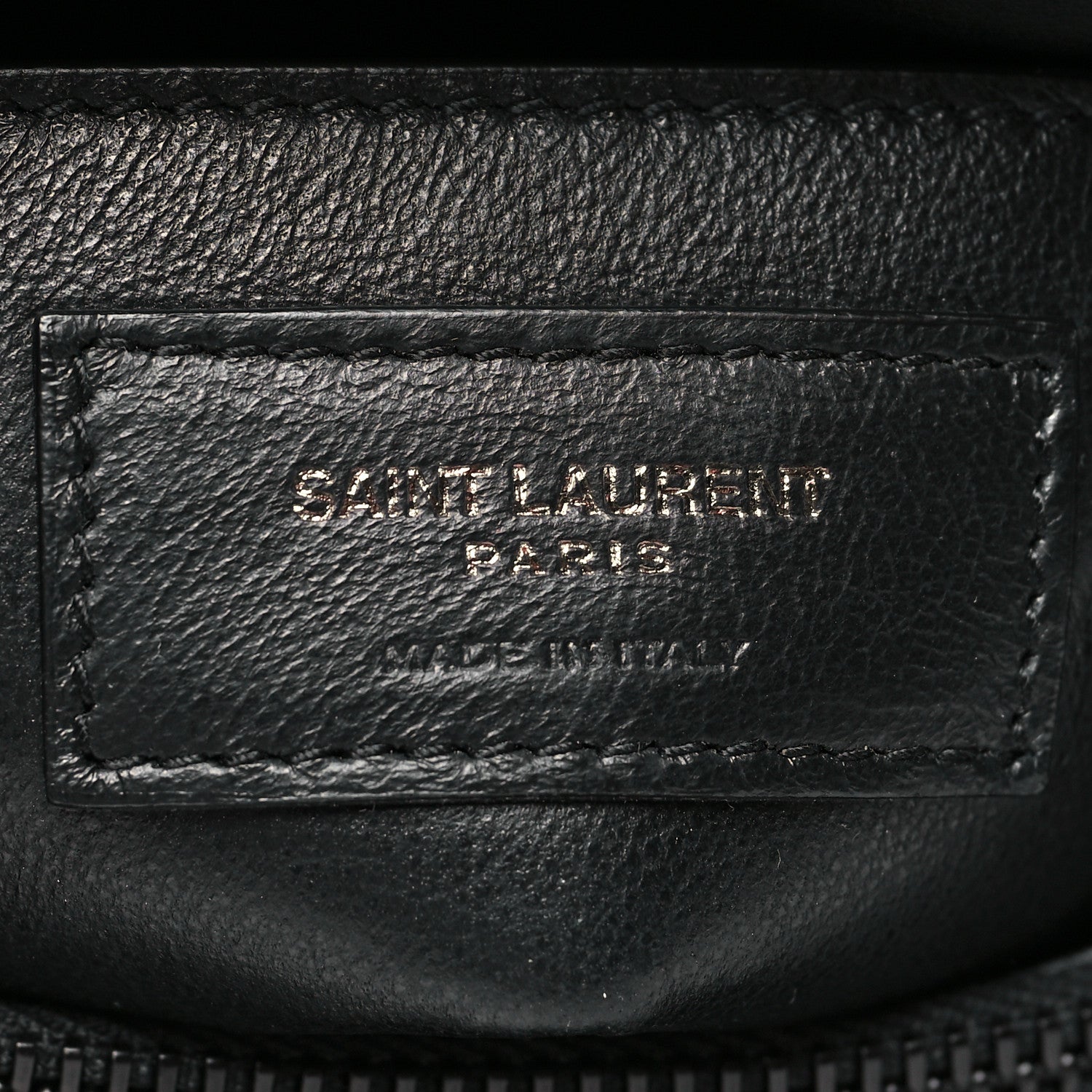 Saint Laurent Calfskin Y Quilted Monogram Monochrome Small Loulou Chain Satchel Black 8 of 13