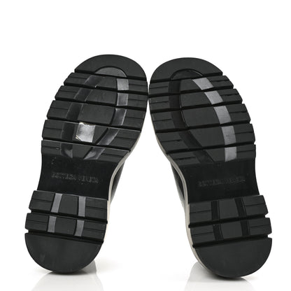 Bottega Veneta Calfskin The Tire Cropped Chelsea Short Boots 35.5 Black 5 of 7
