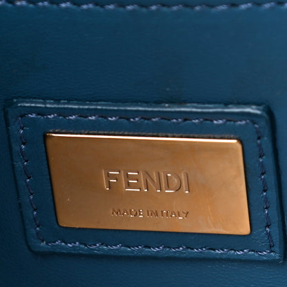 Fendi Vitello Seta Ribbon Medium Peekaboo Iconic Satchel Opale 7 of 11