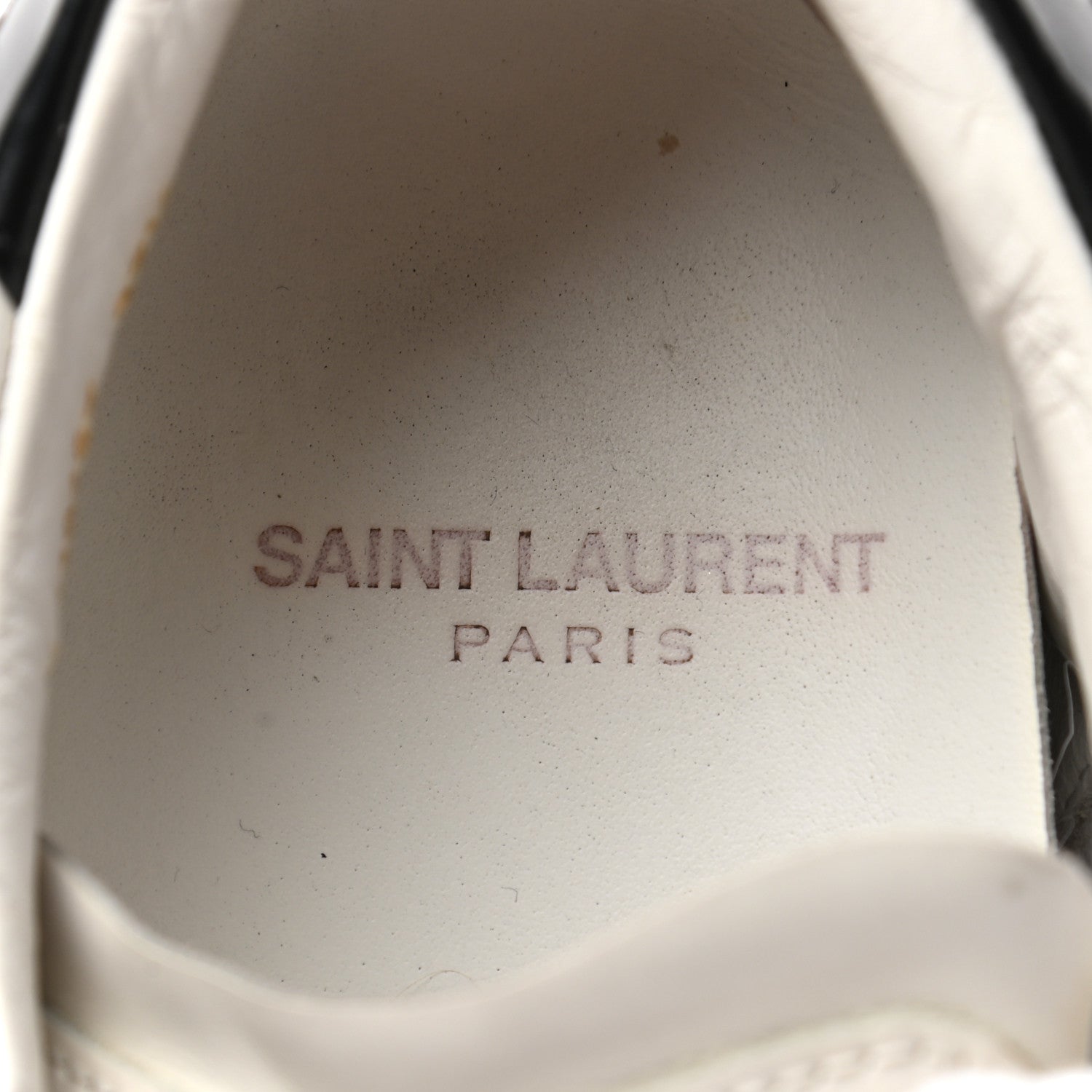 Saint Laurent Nappa Star Court Sneakers 37.5 Off White 8 of 9