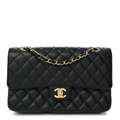Chanel Caviar Quilted Medium Double Flap Black 1 of 13