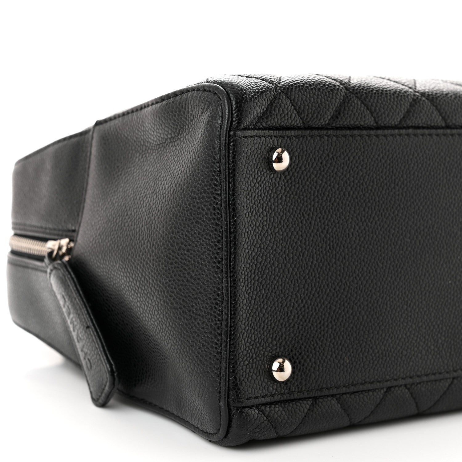 Chanel Caviar Quilted Bowler Black 9 of 12