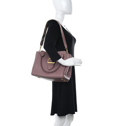 Burberry Soft Grain Calfskin Medium Buckle Tote Dusty Pink 2 of 13