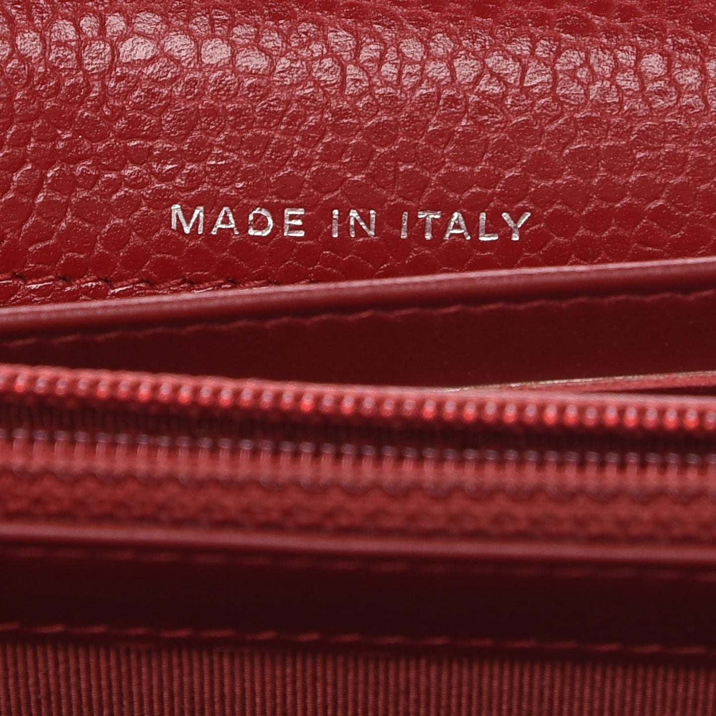 Caviar Quilted Large Gusset Flap Wallet Red