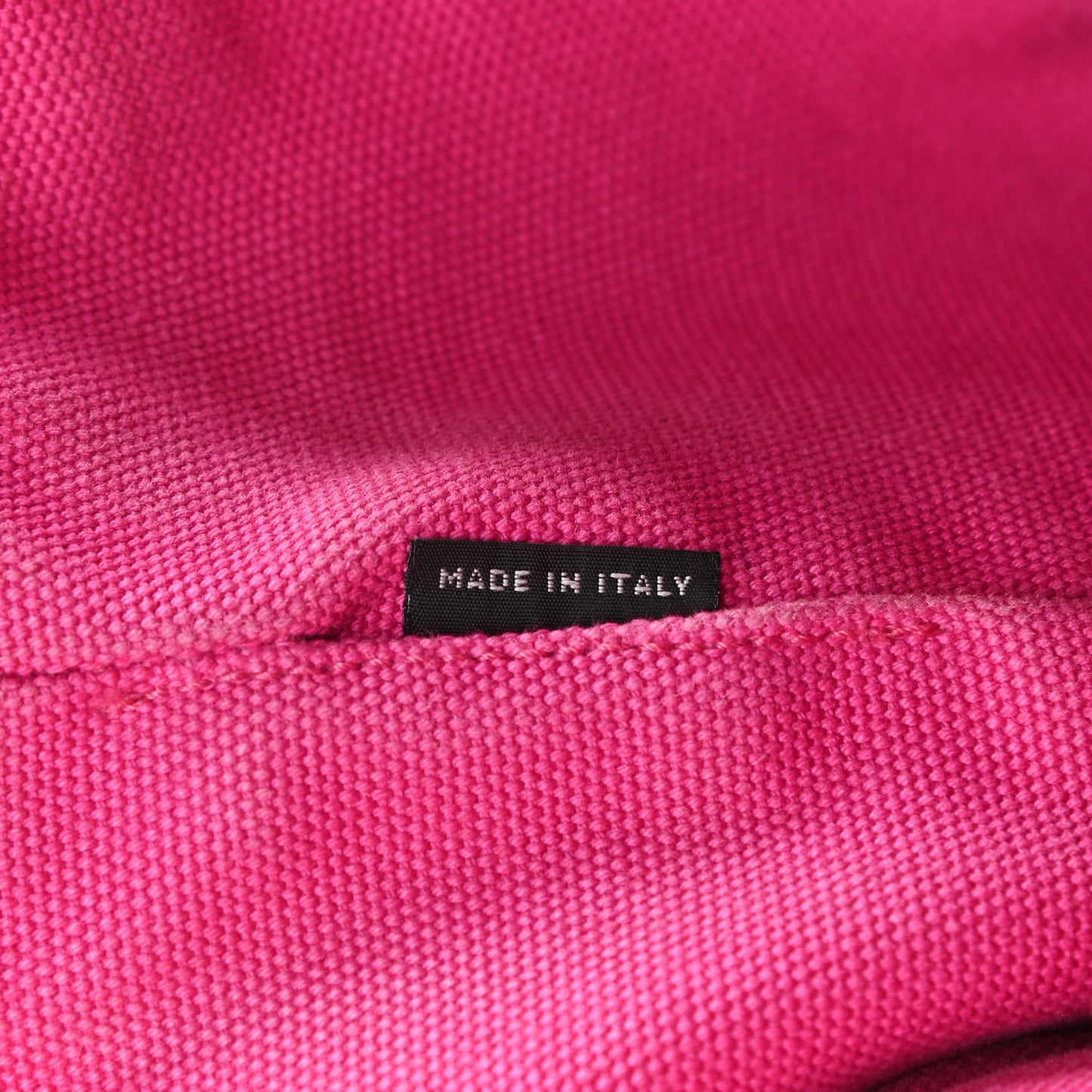 Canapa Small Logo Shopping Tote Fuxia