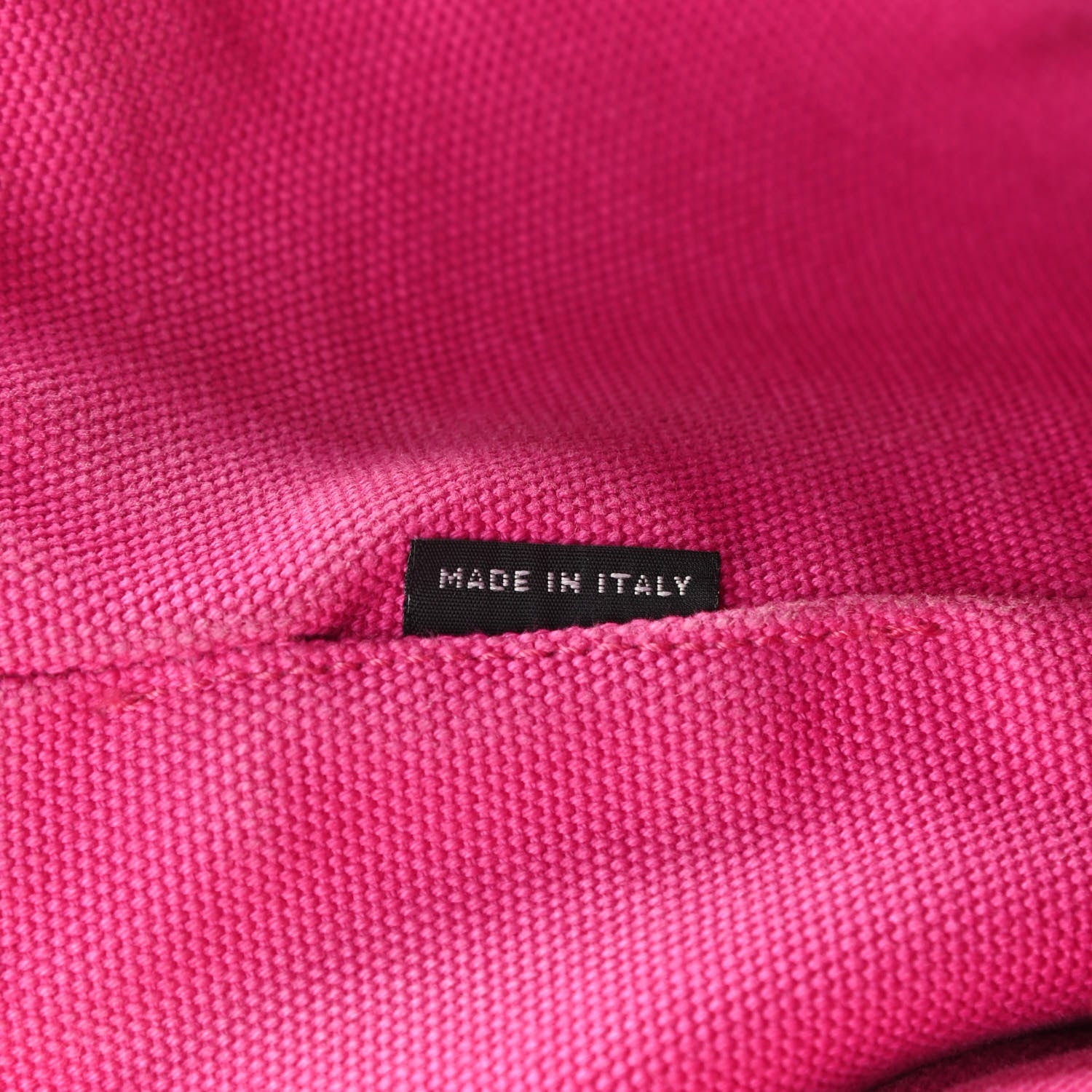 Prada Canapa Small Logo Shopping Tote Fuxia 7 of 20