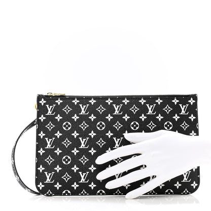 Louis Vuitton Monogram Giant Jungle Neverfull MM GM Pochette Black 2 of 6