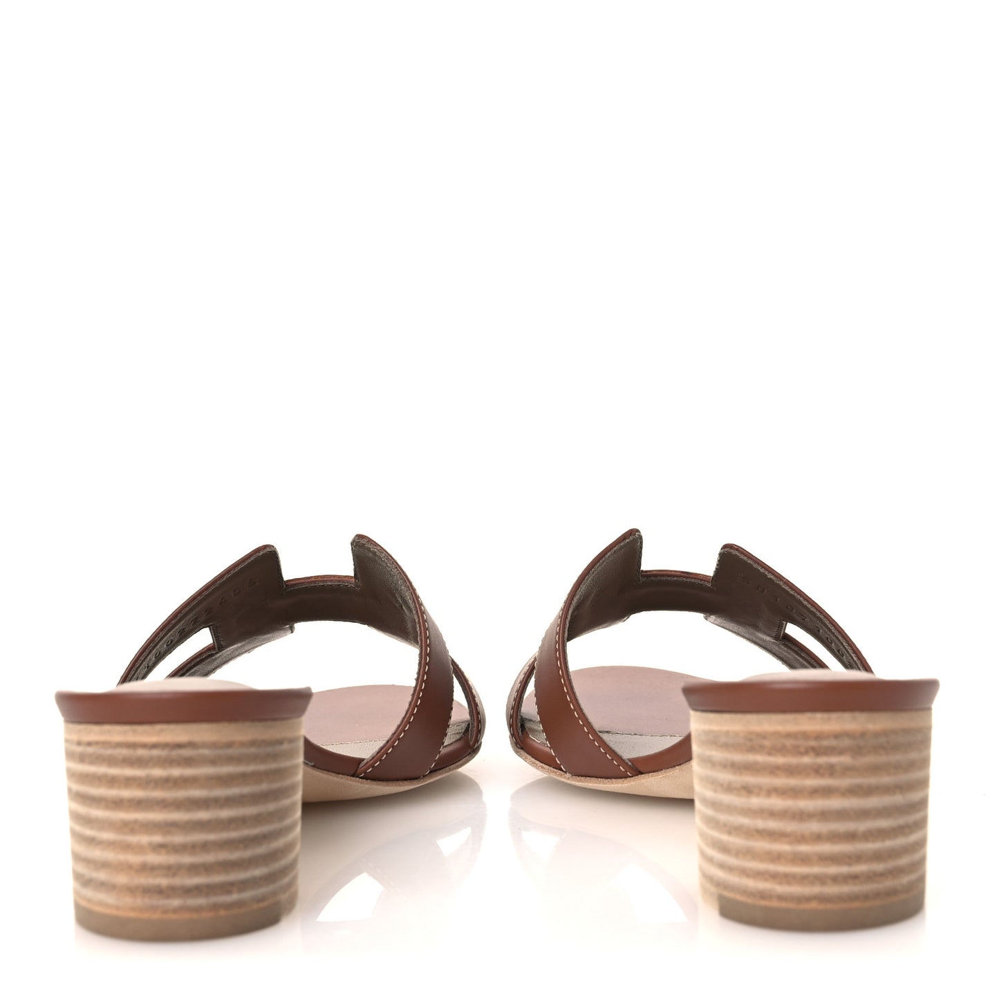 Calfskin Oasis Sandals 36.5 Gold