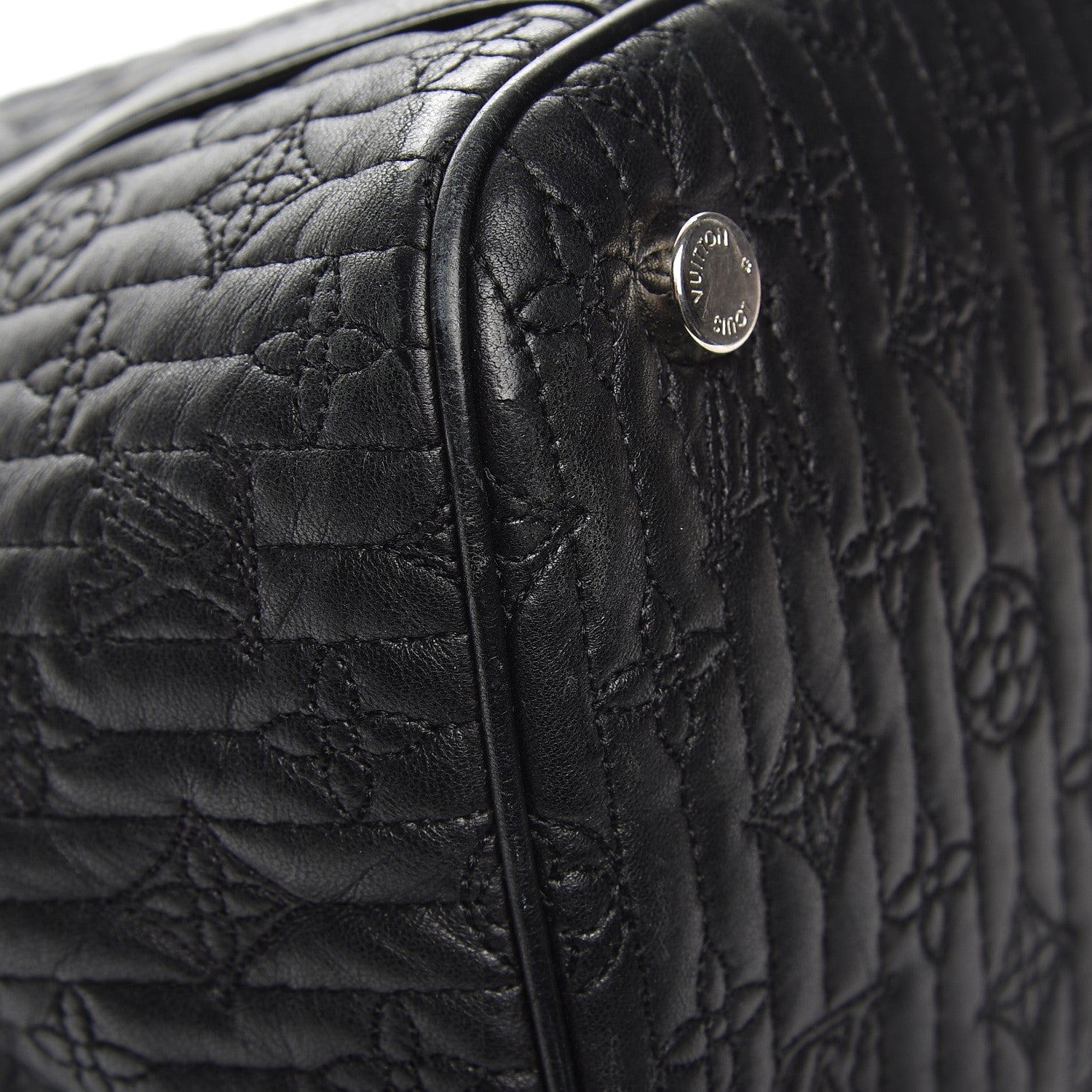 Louis Vuitton Monogram Lambskin Antheia Ixia MM Black 8 of 9
