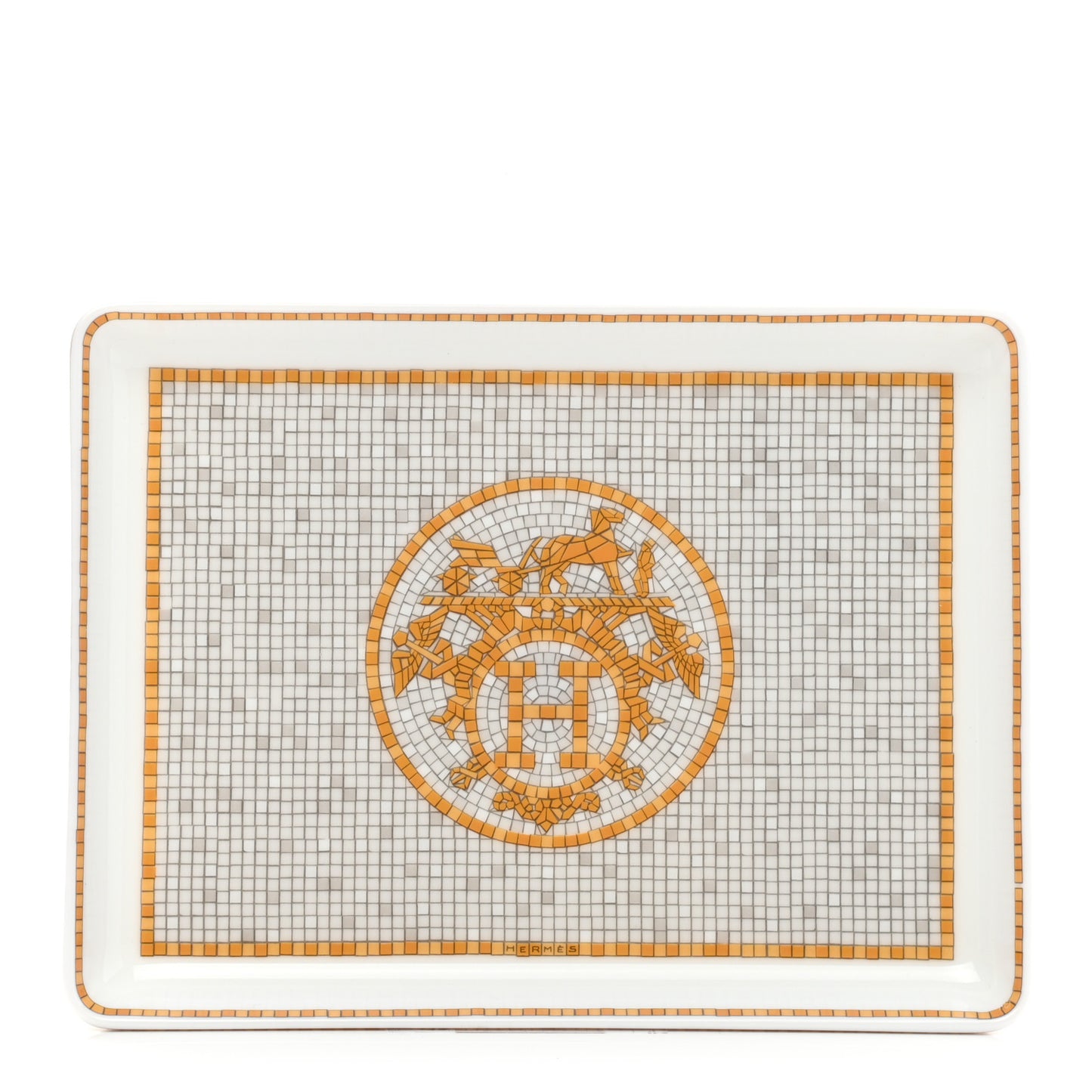 Porcelain Mosaique au 24 Gold Sushi Plate