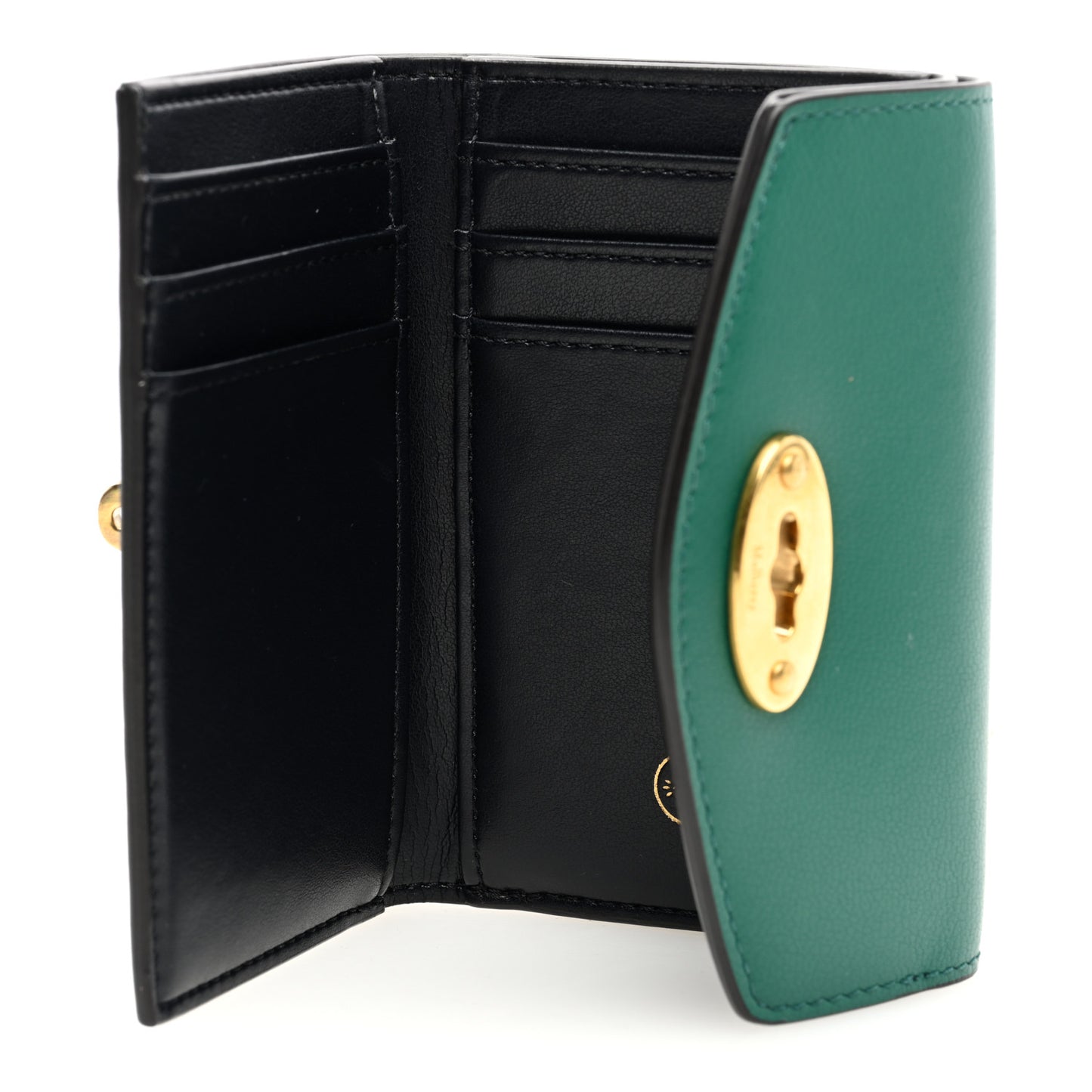 Classic Grain Small Darley Wallet Green