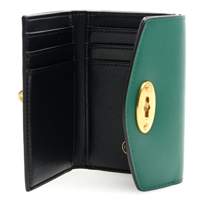 Mulberry Classic Grain Small Darley Wallet Green 5 of 7