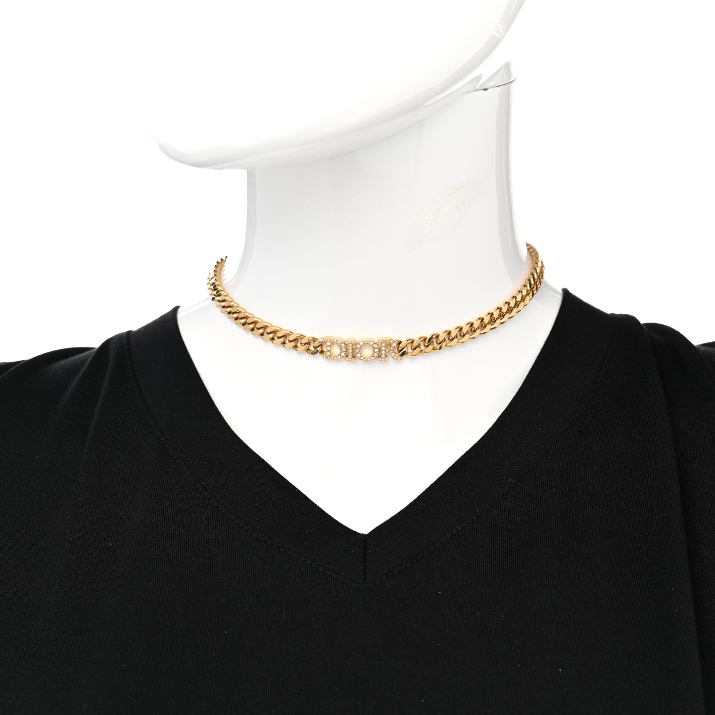 Metal Crystal Dio(r)evolution Choker Gold