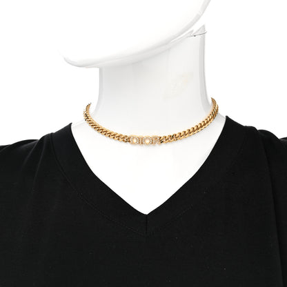Christian Dior Metal Crystal Dio(r)evolution Choker Gold 2 of 6