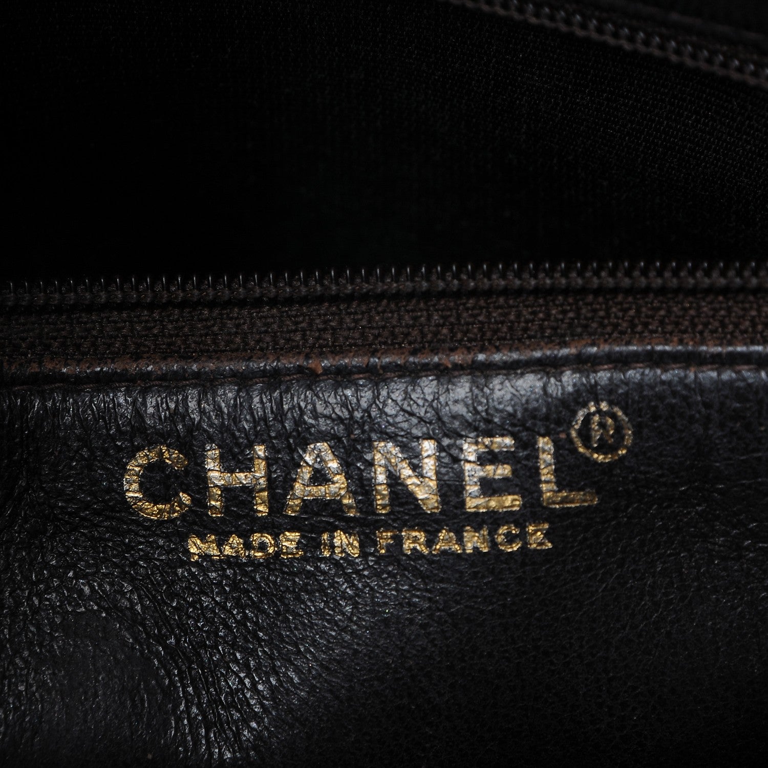 Chanel Caviar Quilted Medallion CC Tote Dark Brown 7 of 12