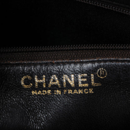 Chanel Caviar Quilted Medallion CC Tote Dark Brown 7 of 12