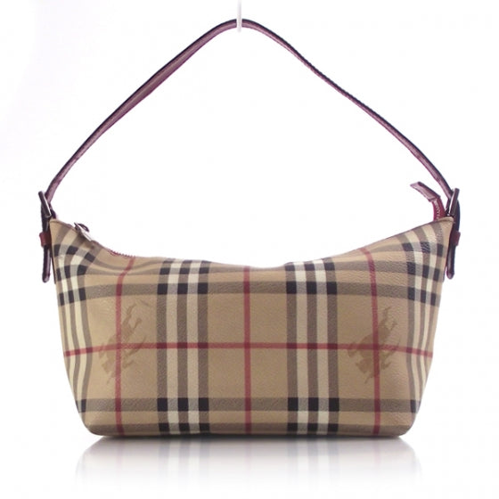 Burberry Haymarket Check Hobo 1 of 10