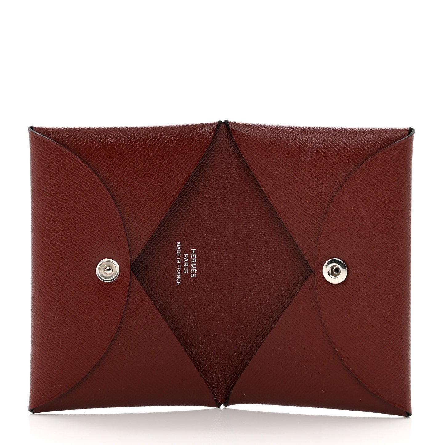 Epsom Calvi Card Case Rouge H