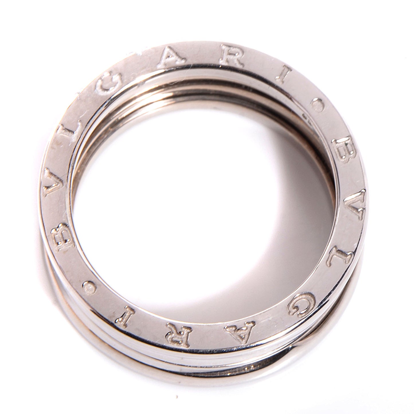 18K White Gold B.Zero Three-Band Ring 57 8