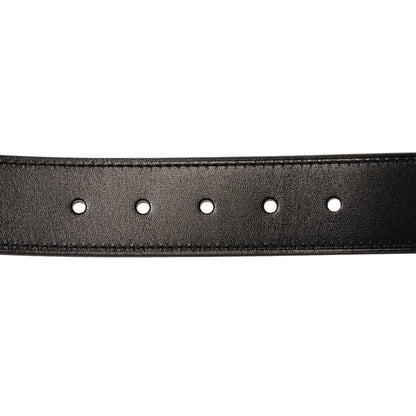 Hermes Box Togo 32mm Cape Cod Belt 85 34 Black Gold 3 of 6
