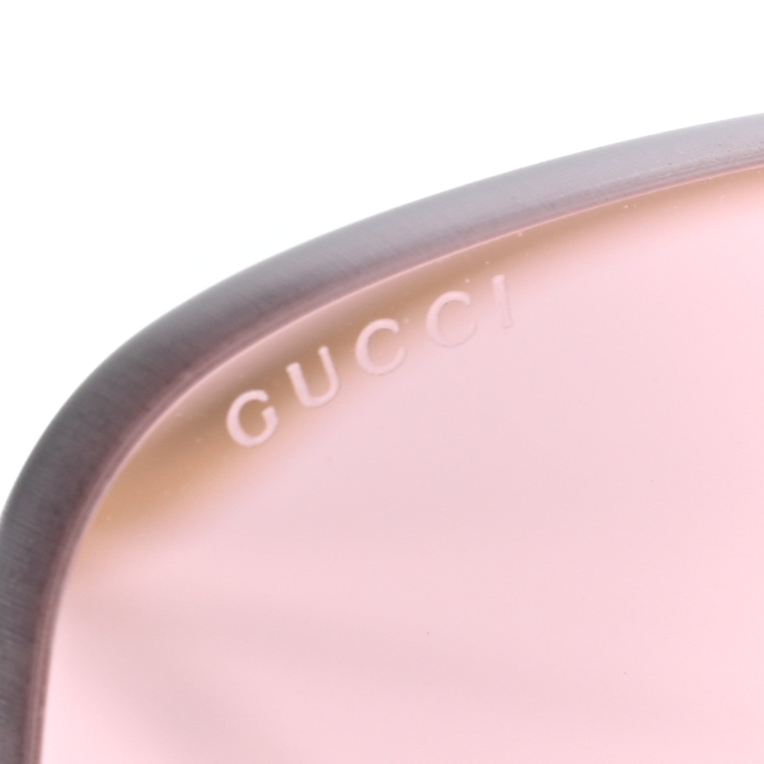 Gucci Rimless Sunglasses GG0352S Gold Flash Pink 8 of 8