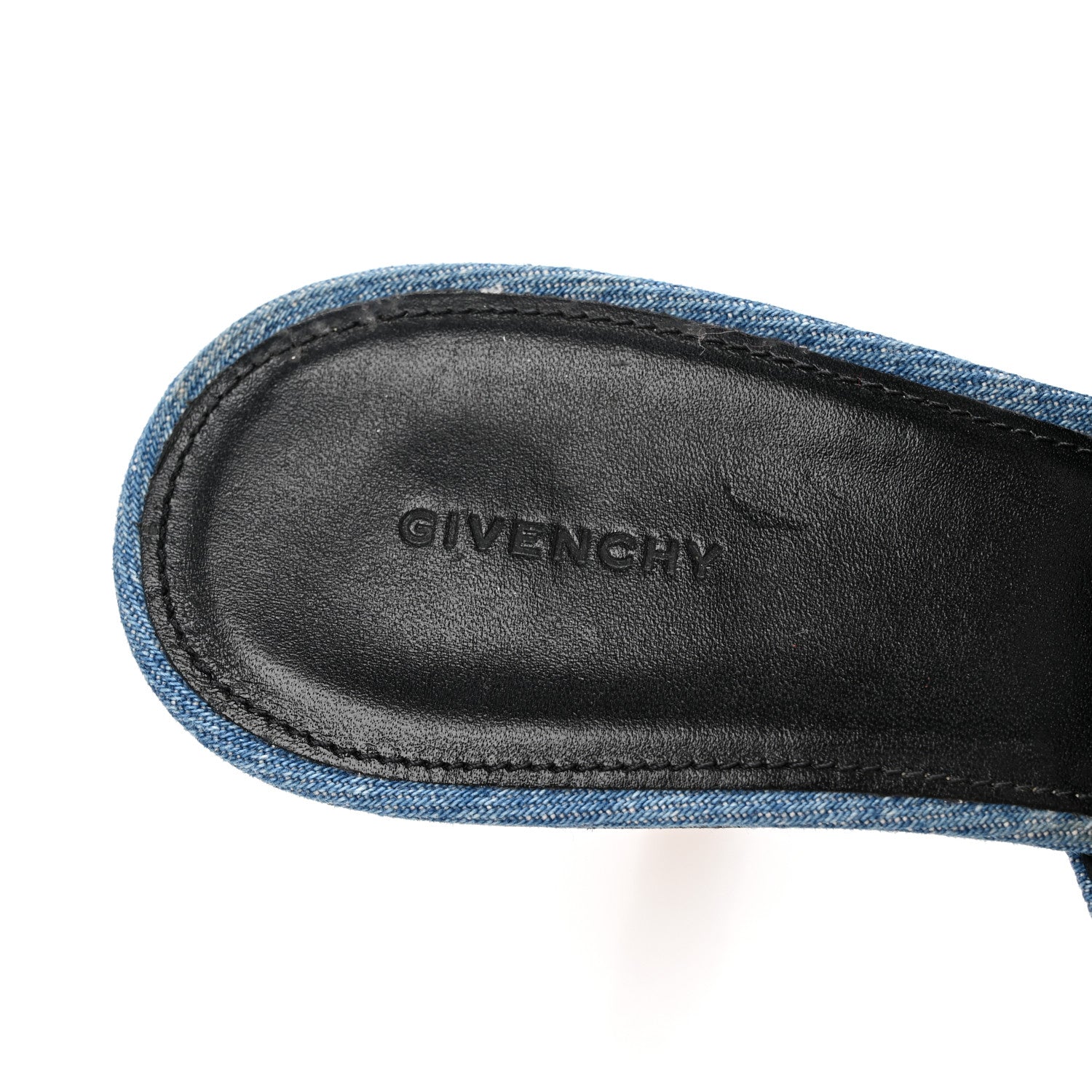 Givenchy Denim G Cube 70mm Heel Mules 39 Medium Blue 8 of 10