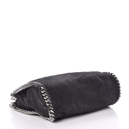 Stella McCartney Shaggy Deer Mini Falabella Fold Over Tote Black 4 of 10