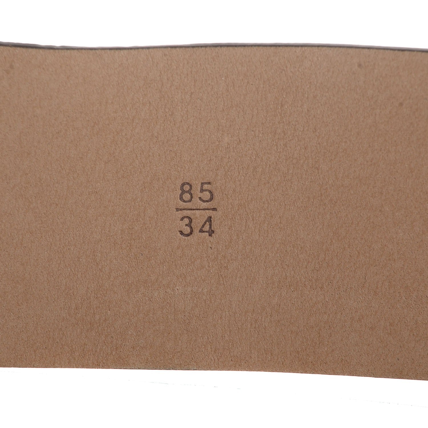 Chanel Calfskin CC Logo Belt 85 34 Brown 5 of 6