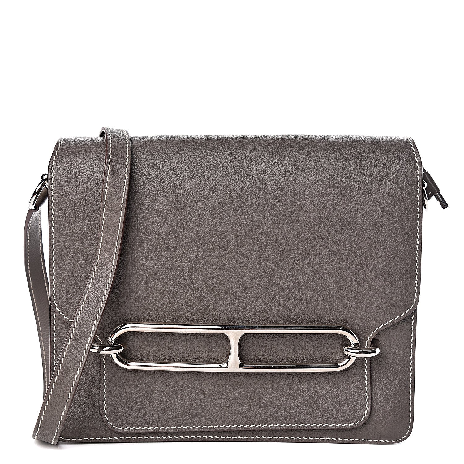 Hermes Evercolor Sac Roulis 23 Etain 1 of 10
