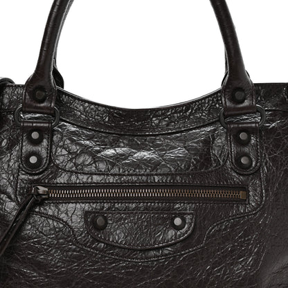 Balenciaga Agneau Arena Classic Hardware Medium Le City Espresso 8 of 10