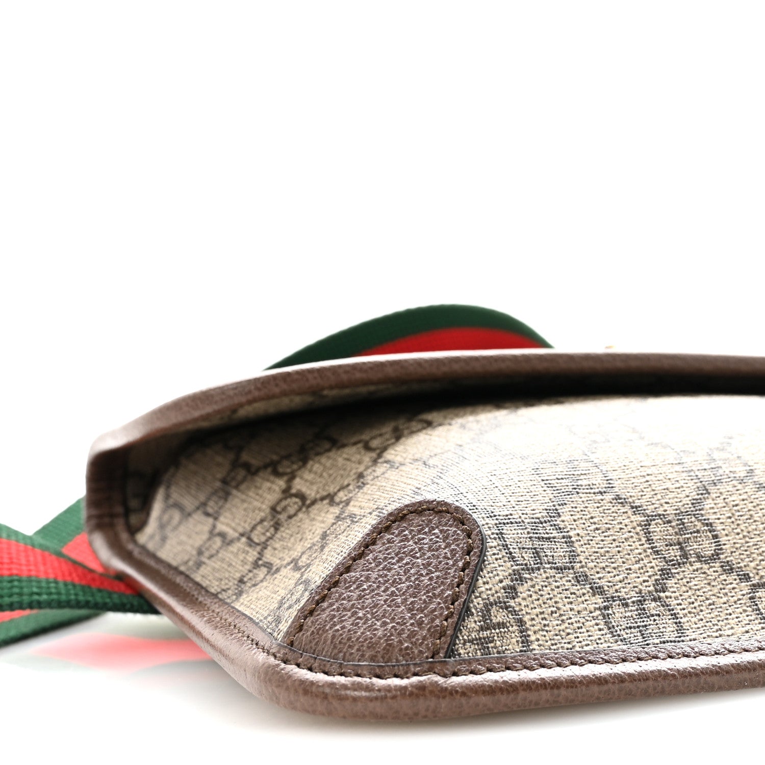 Gucci GG Supreme Monogram Neo Vintage Web Belt Bag Brown 9 of 10