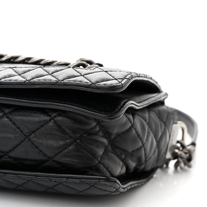 Chanel Calfskin Enchained New Medium Boy Flap Black 10 of 11