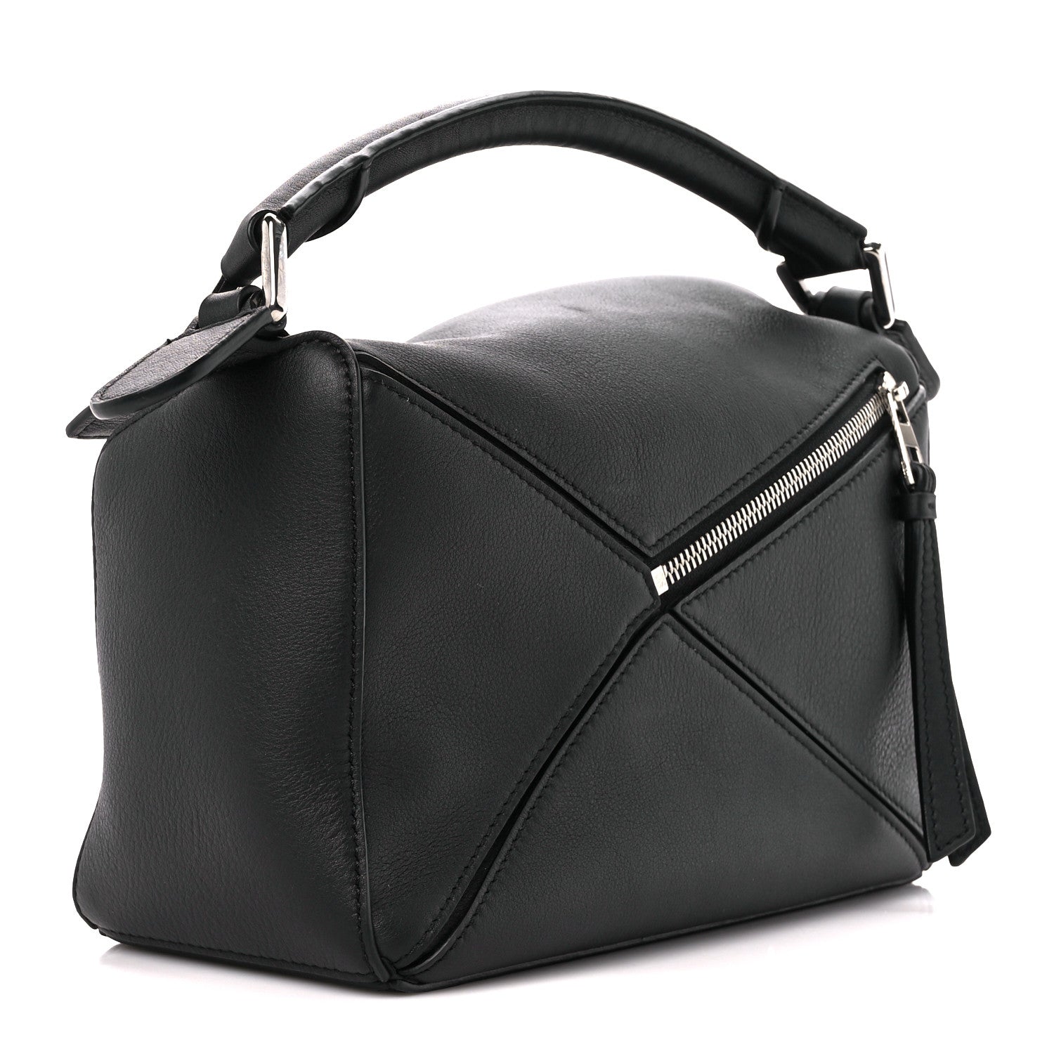 Loewe Calfskin Small Puzzle Bag Black 3 of 10