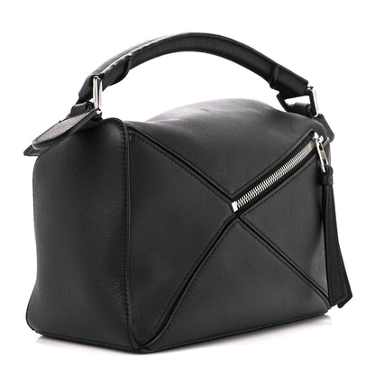 Loewe Calfskin Small Puzzle Bag Black 3 of 10