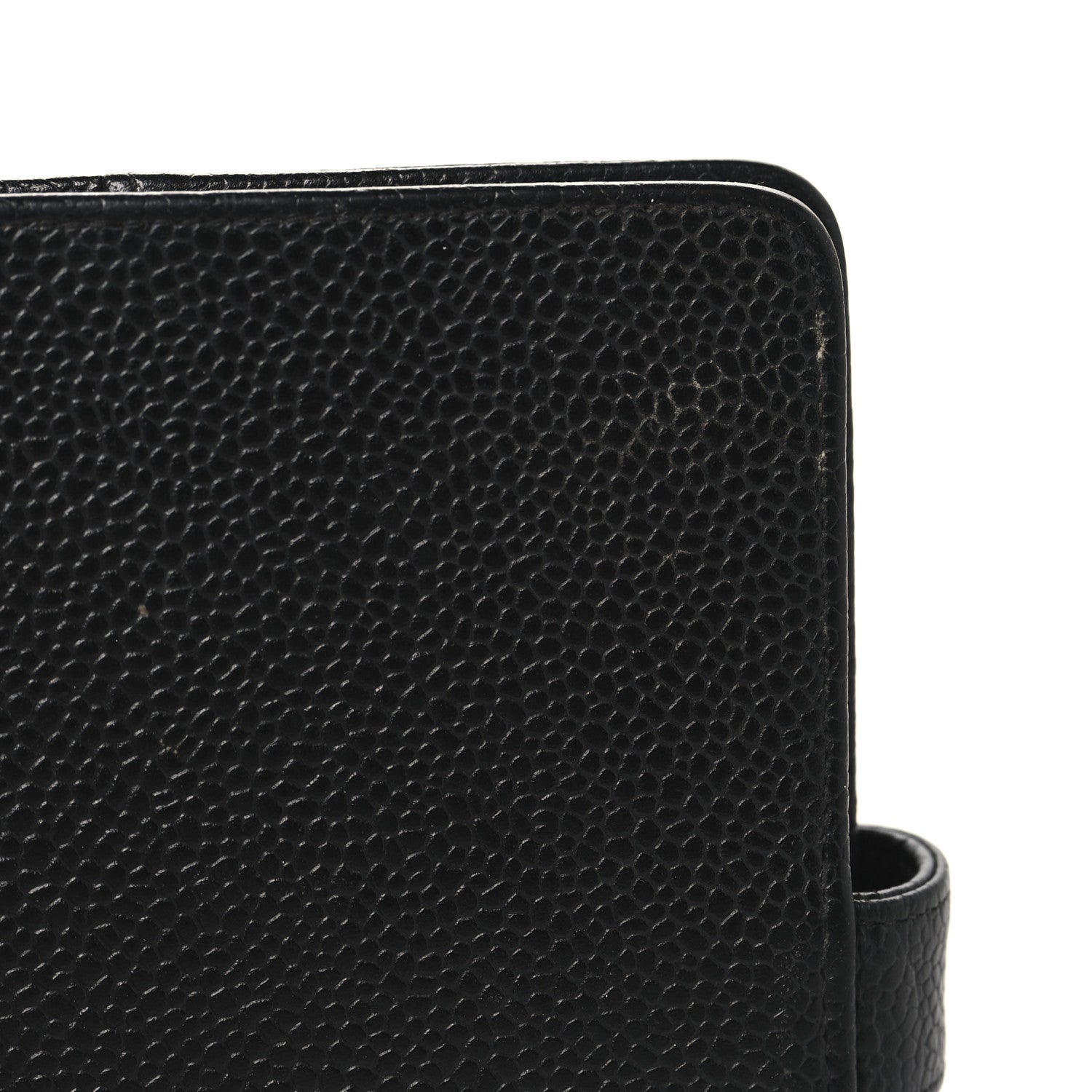 Chanel Caviar Timeless CC Ring Agenda Planner Black 10 of 14