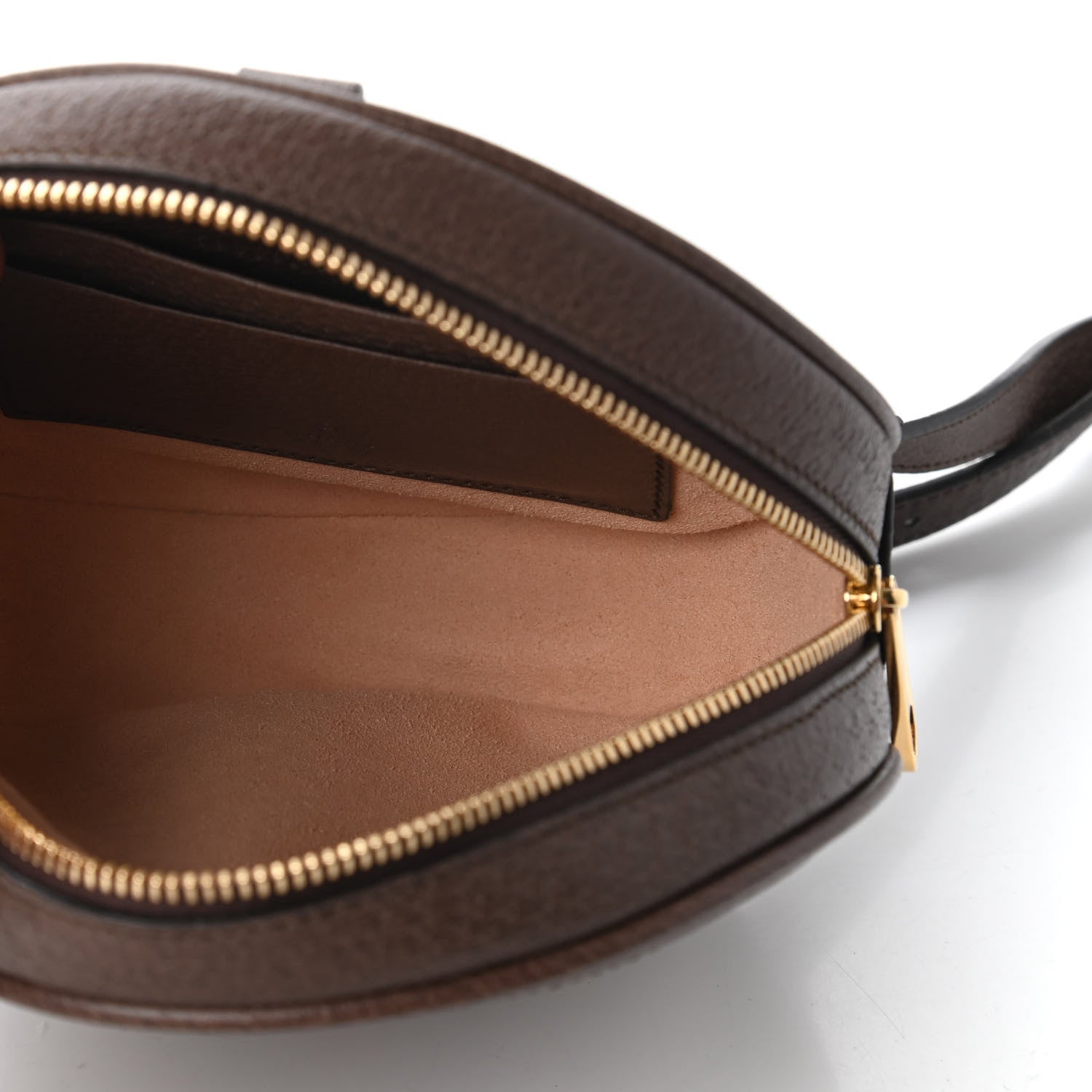 Gucci GG Supreme Monogram Web Mini Ophidia Round Backpack Brown 5 of 11