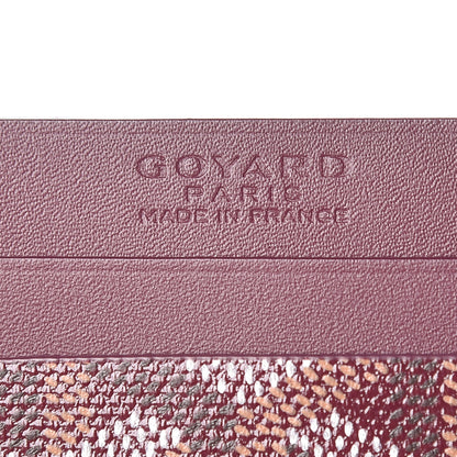 Goyard Goyardine Saint Sulpice Card Holder Bordeaux 6 of 7