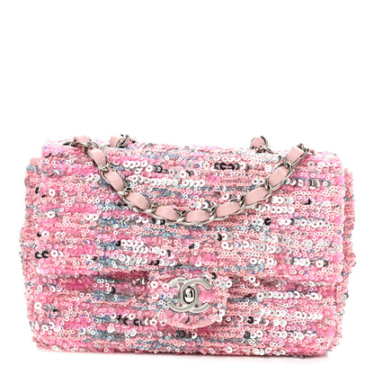 Chanel Sequin Mini Flap Pink Multicolor 1 of 11