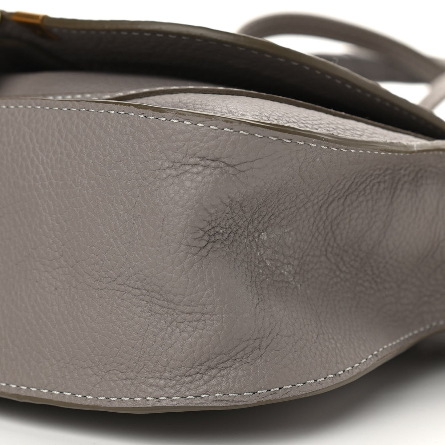 Calfskin Small Marcie Satchel Cashmere Grey