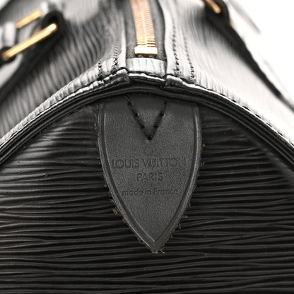 Louis Vuitton Epi Speedy 30 Black 6 of 16