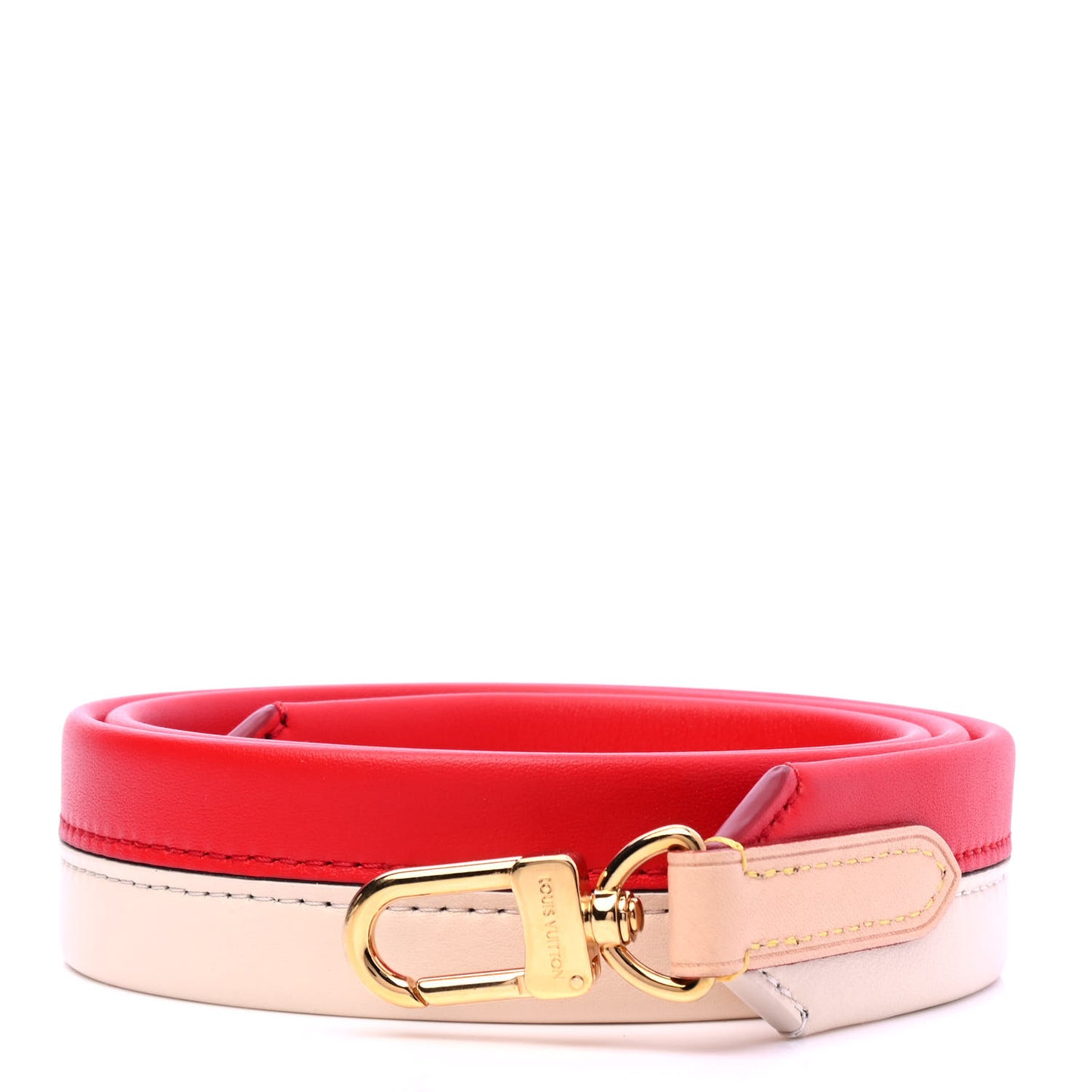 Calfskin Cluny BB Shoulder Strap Coquelicot Creme