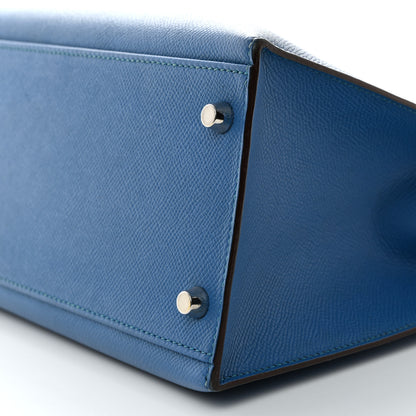 Hermes Epsom Kelly Sellier 32 Mykonos 10 of 13